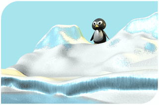 pinguino scivola.gif